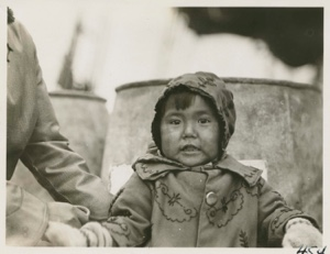 Image: Eskimo [Inuit] girl adopted by Amos Fry